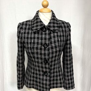 Vintage Black and White Blazer